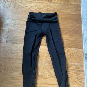Black set active leggings